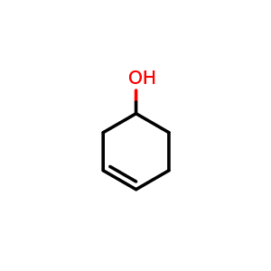 Chemical structure of 3-Cyclohexen-1-ol , CAS 822-66-2, AChemBlock U103305