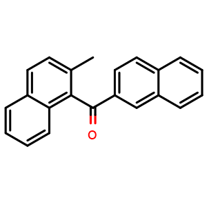 Chemical structure of 2-Methyl-1,2'-dinaphthyl ketone , CAS 110876-52-3, AChemBlock U103314