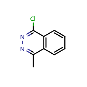 Chemical structure of 1-Chloro-4-methyl-phthalazine , CAS 19064-68-7, AChemBlock U103339