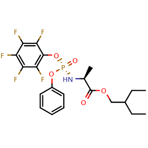 2-Ethylbutyl (2S)-2-{[(S)-pentafluorophenoxy(phenoxy)phosphoryl]amino}propanoate