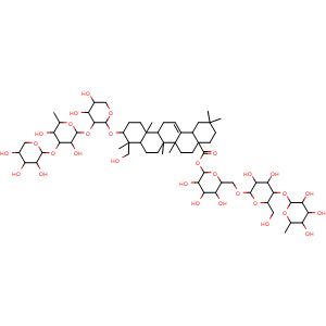 Chemical structure of Huzhangoside D , CAS 96315-53-6, AChemBlock U103416