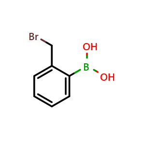 Chemical structure of 2-Bromomethylphenylboronic acid , CAS 91983-14-1, AChemBlock U103459