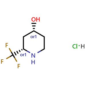Cis-2-(trifluoromethyl)piperidin-4-ol hydrochloride