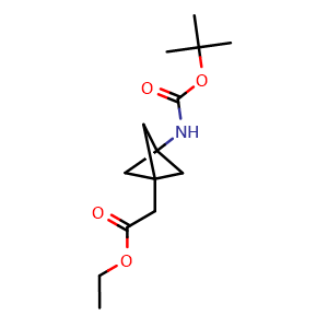 Ethyl 2-[3-(tert-butoxycarbonylamino)-1-bicyclo[1.1.1]pentanyl]acetate