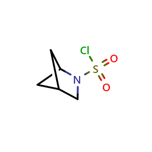 Chemical structure of 2-Azabicyclo[2.1.1]hexane-2-sulfonyl chloride , CAS 2225142-06-1, AChemBlock U103595