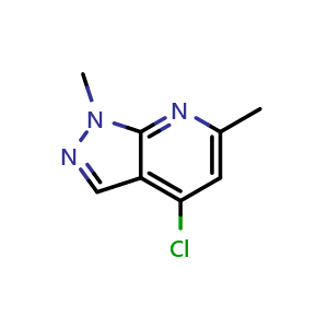 4-Chloro-1,6-dimethyl-pyrazolo[3,4-b]pyridine
