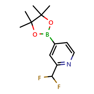 2-(Difluoromethyl)-4-(4,4,5,5-tetramethyl-1,3,2-dioxaborolan-2-yl)pyridine