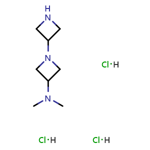 1-(Azetidin-3-yl)-N,N-dimethyl-azetidin-3-amine;tri hydrochloride
