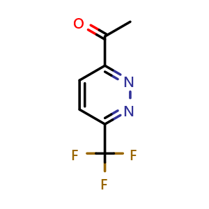1-[6-(Trifluoromethyl)pyridazin-3-yl]ethanone