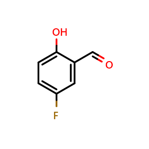 Chemical structure of 5-Fluoro-2-hydroxybenzaldehyde , CAS 347-54-6, AChemBlock U103820