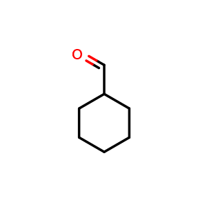 Chemical structure of Cyclohexanecarbaldehyde , CAS 2043-61-0, AChemBlock U103883