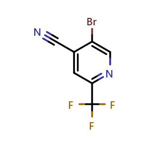 5-Bromo-2-(trifluoromethyl)pyridine-4-carbonitrile