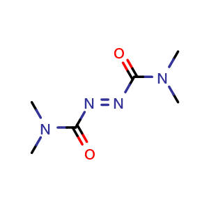 Chemical structure of (3E)-3-(dimethylcarbamoylimino)-1,1-dimethyl-urea , CAS 10465-78-8, AChemBlock U103898