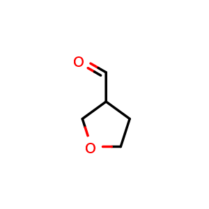 Chemical structure of Oxolane-3-carbaldehyde , CAS 79710-86-4, AChemBlock U103914