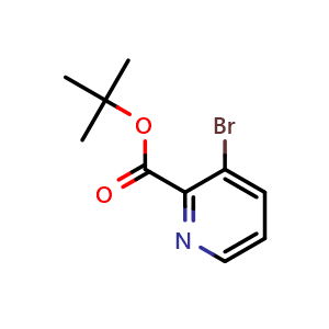 Chemical structure of Tert-butyl 3-bromopicolinate , CAS 1260807-49-5, AChemBlock U103926