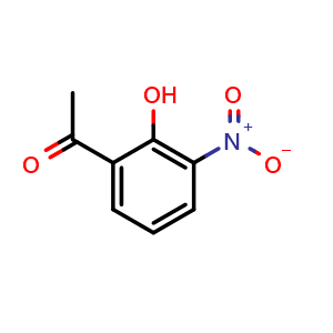Chemical structure of 2-Hydroxy-3-nitroacetophenone , CAS 28177-69-7, AChemBlock U103929