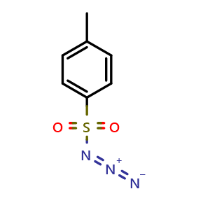 Chemical structure of 4-Methylbenzenesulfonyl azide , CAS 941-55-9, AChemBlock U103932