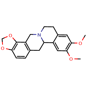 Chemical structure of Tetrahydroepiberberine , CAS 38853-67-7, AChemBlock U103962