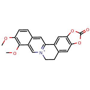 Chemical structure of Oxyberberine , CAS 19716-60-0, AChemBlock U103964
