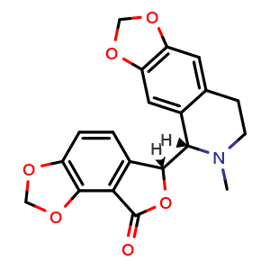 Chemical structure of Bicuculline , CAS 485-49-4, AChemBlock U103988
