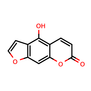 Chemical structure of Bergaptol , CAS 486-60-2, AChemBlock U103990