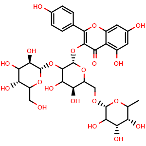 Chemical structure of Camelliaside A , CAS 135095-52-2, AChemBlock U104000