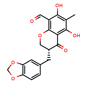 Chemical structure of Ophiopogonanone C , CAS 477336-75-7, AChemBlock U104002