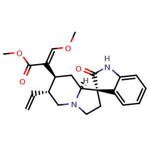 Chemical structure of Isocorynoxeine , CAS 51014-29-0, AChemBlock U104006