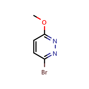 Chemical structure of 3-Bromo-6-methoxypyridazine , CAS 17321-29-8, AChemBlock U104040