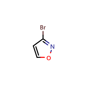 Chemical structure of 3-Bromoisoxazole , CAS 111454-71-8, AChemBlock U104099