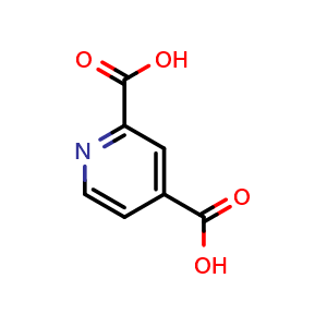 Chemical structure of Pyridine-2,4-dicarboxylic acid , CAS 499-80-9, AChemBlock U104126