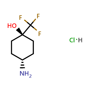 Cis-4-amino-1-(trifluoromethyl)cyclohexanol; hydrochloride
