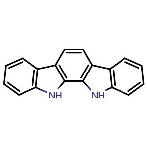 Chemical structure of 11,12-Dihydroindolo[2,3-a]carbazole , CAS 60511-85-5, AChemBlock U104160