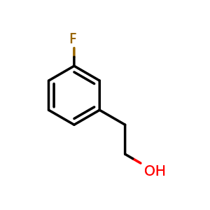 Chemical structure of 3-Fluorophenethyl alcohol , CAS 52059-53-7, AChemBlock U104211