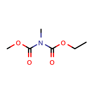 Chemical structure of Ethyl (methoxycarbonyl)methyl-carbamate , CAS 13756-47-3, AChemBlock U104219