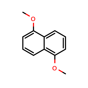 Chemical structure of 1,5-Dimethoxynaphthalene , CAS 10075-63-5, AChemBlock U104266