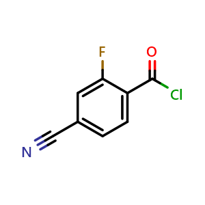 4-Cyano-2-fluorobenzoyl chloride