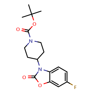 tert-Butyl 4-(6-fluoro-2-oxobenzo[d]oxazol-3(2H)-yl)piperidine-1-carboxylate