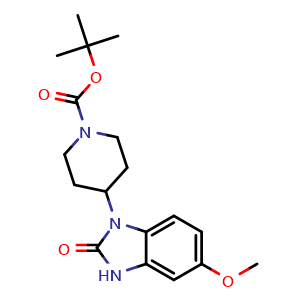 tert-Butyl 4-(1,2-dihydro-6-methoxy-2-oxobenzo[d]imidazol-3-yl)piperidine-1-carboxylate