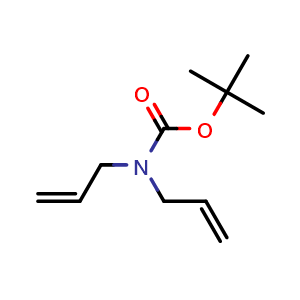 Chemical structure of tert-Butyl diallylcarbamate , CAS 151259-38-0, AChemBlock U104363