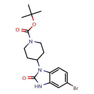 tert-Butyl 4-(6-bromo-1,2-dihydro-2-oxobenzo[d]imidazol-3-yl)piperidine-1-carboxylate