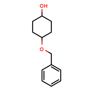 Chemical structure of 4-(Benzyloxy)cyclohexanol , CAS 2976-80-9, AChemBlock U104435