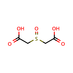 Chemical structure of Thiodiacetic acid sulfoxide (SODA) , CAS 33388-14-6, AChemBlock U104575