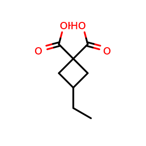 3-Ethylcyclobutane-1,1-dicarboxylic acid