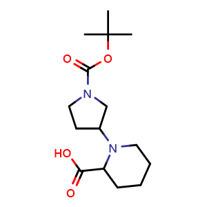 1-(1-(tert-Butoxycarbonyl)pyrrolidin-3-yl)piperidine-2-carboxylic acid