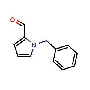 Chemical structure of 1-Benzyl-1H-pyrrole-2-carbaldehyde , CAS 18159-24-5, AChemBlock U104759