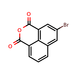 Chemical structure of 3-Bromo-1,8-naphthalic anhydride , CAS 24050-49-5, AChemBlock U104842