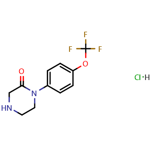 1-(4-(Trifluoromethoxy)phenyl) piperazin-2-one hydrochloride