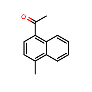 Chemical structure of 1-(1-Methylnaphthalen-4-yl)ethanone , CAS 28418-86-2, AChemBlock U104873