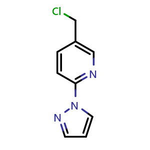 5-(Chloromethyl)-2-(1H-pyrazol-1-yl)pyridine